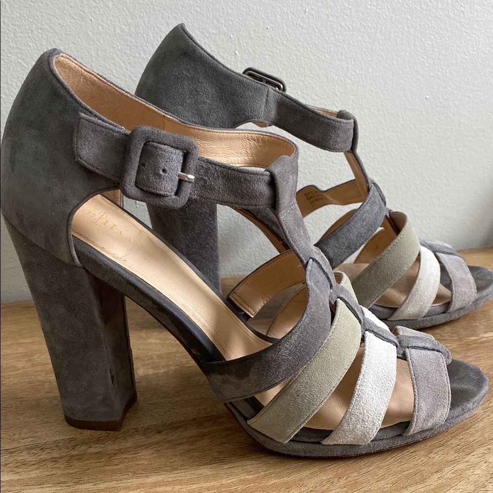 Cole Haan Multi-shade Gray Strappy Heels
